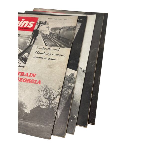 Trains Magazine Lot of 5 Sep Oct Nov 67  Nov 70‎ Aug 71 Railroadiana Locomotive - Picture 11 of 11